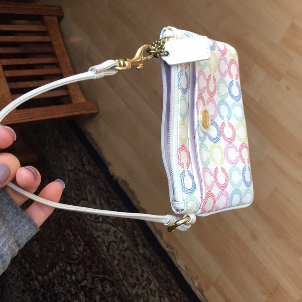 Coach cute little wristlet